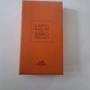 Authentic Hermes Knotting Cards